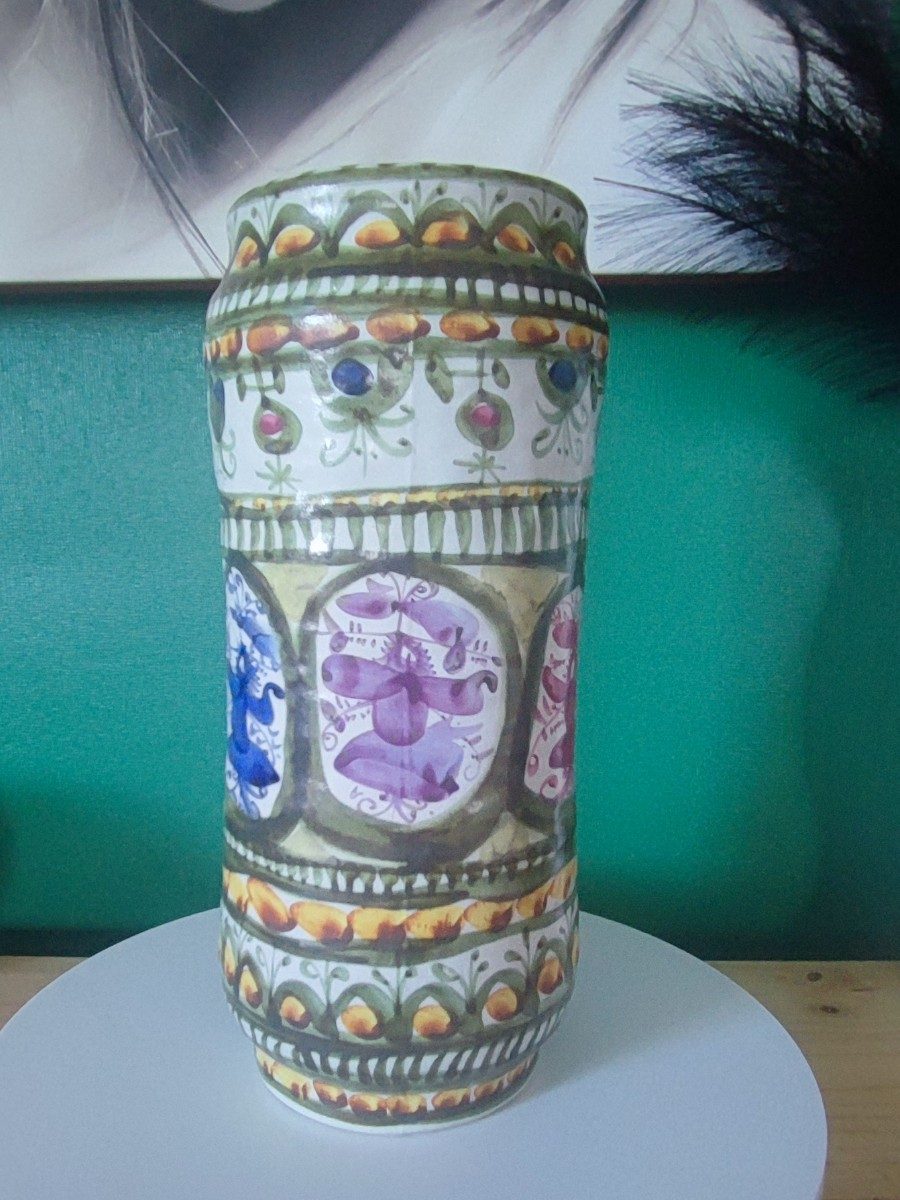 Rare Grand Vase Keraluc Quimper - André L'Helguen