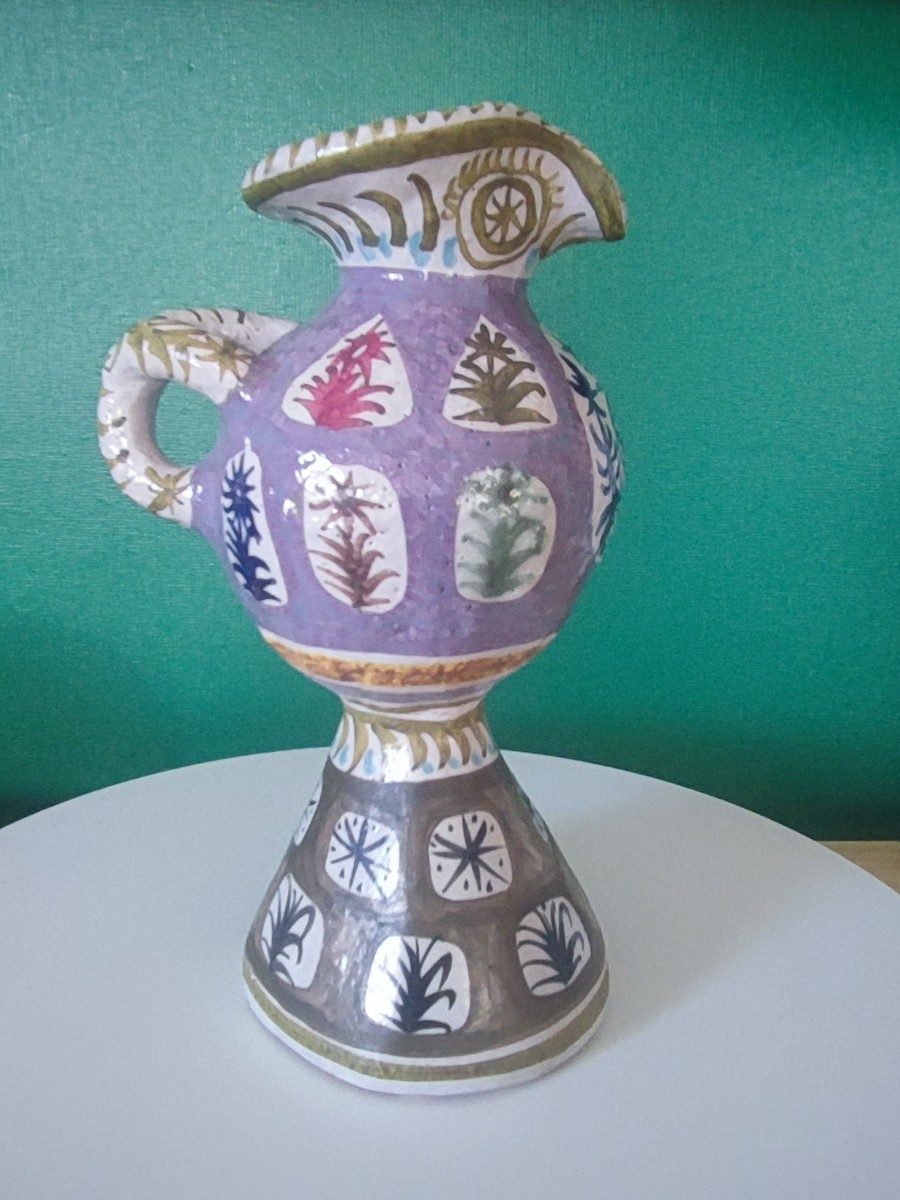 Vase / Aiguière en Céramique Kéraluc Quimper par André L'Helguen